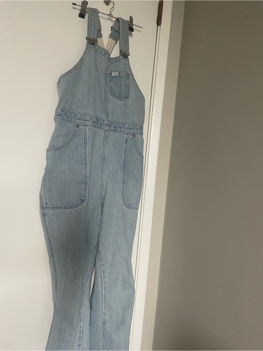 Lee Light Blue Denim Overalls